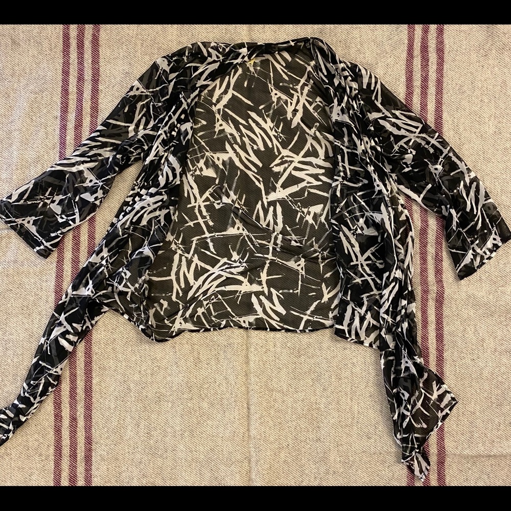 Funky sheer shirt/ coverup